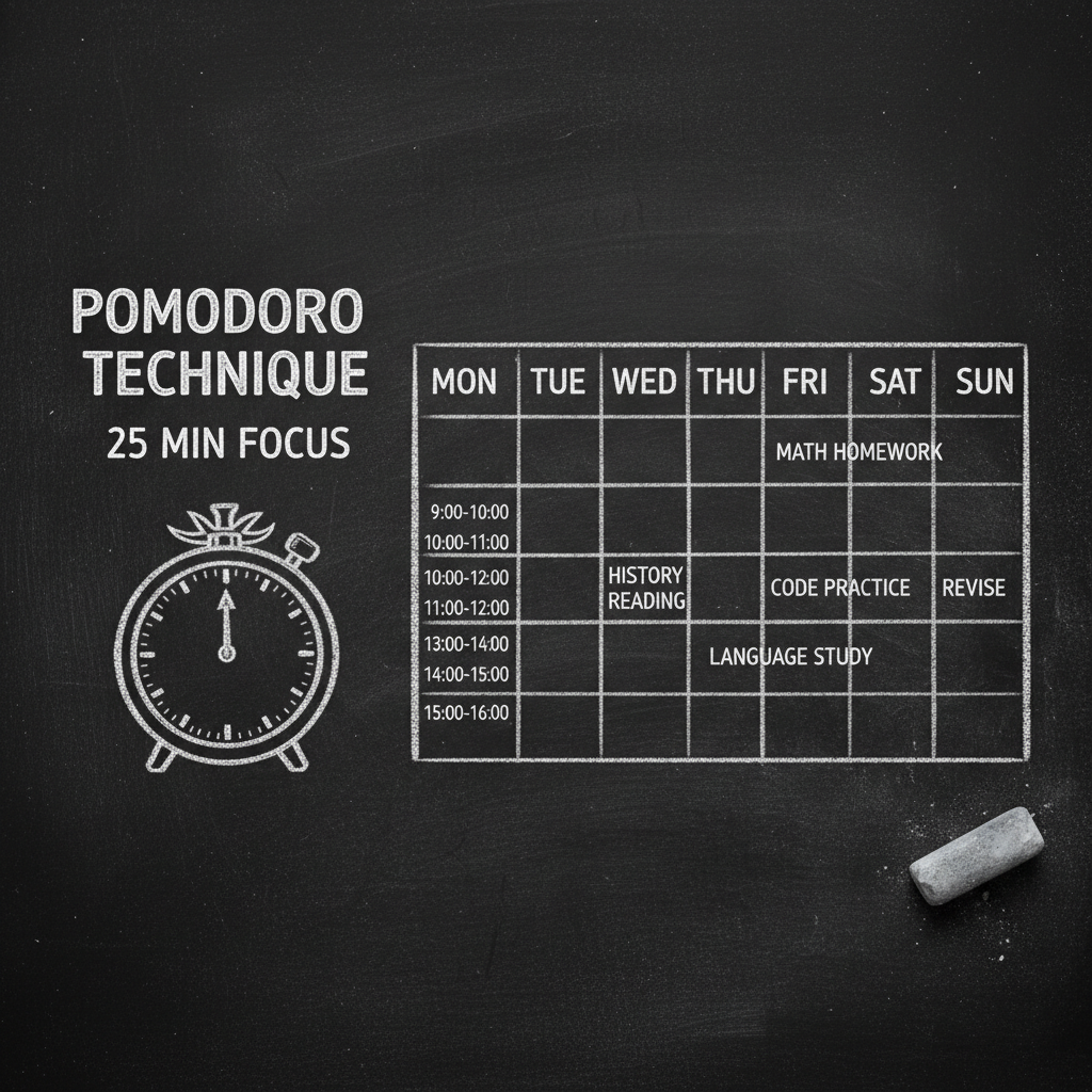 The Pomodoro Technique for Math Practice